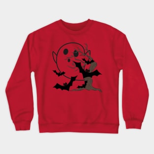 Halloween Ghost Crewneck Sweatshirt